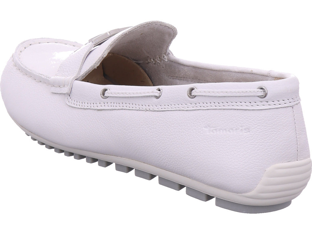 Tamaris Damen Slipper  in weiß
