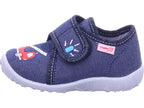 Superfit Jungen Hausschuh Hausschuh Textil \ Spotty in blau