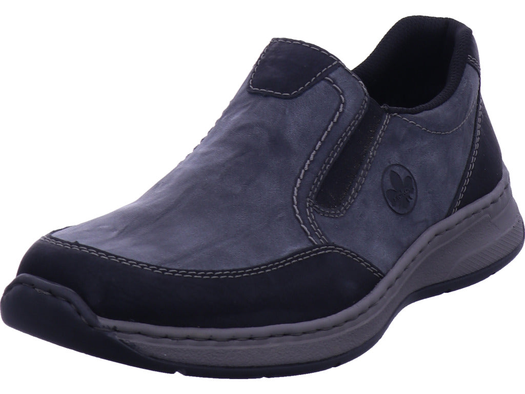 Rieker Herren Slipper Hwk Herren Halbschuhe in grau
