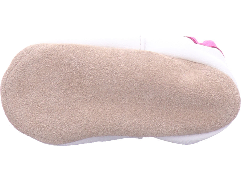 Beck Gymnas Mädchen Hausschuh  in weiß