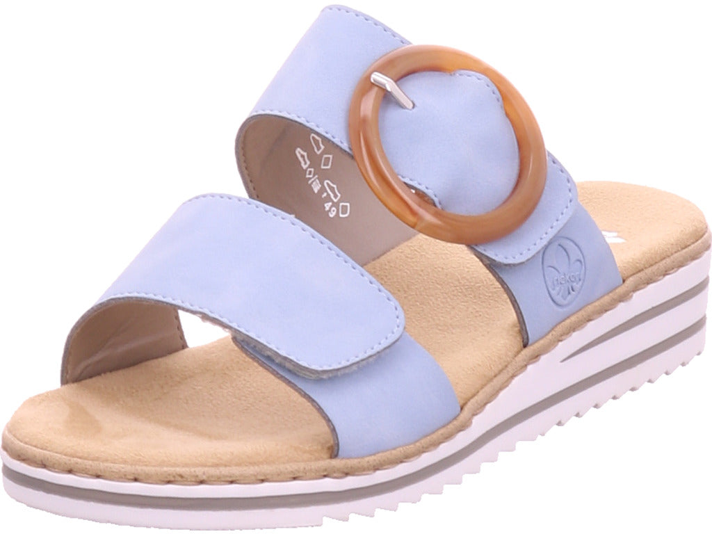 Rieker Damen Pantolette  in blau