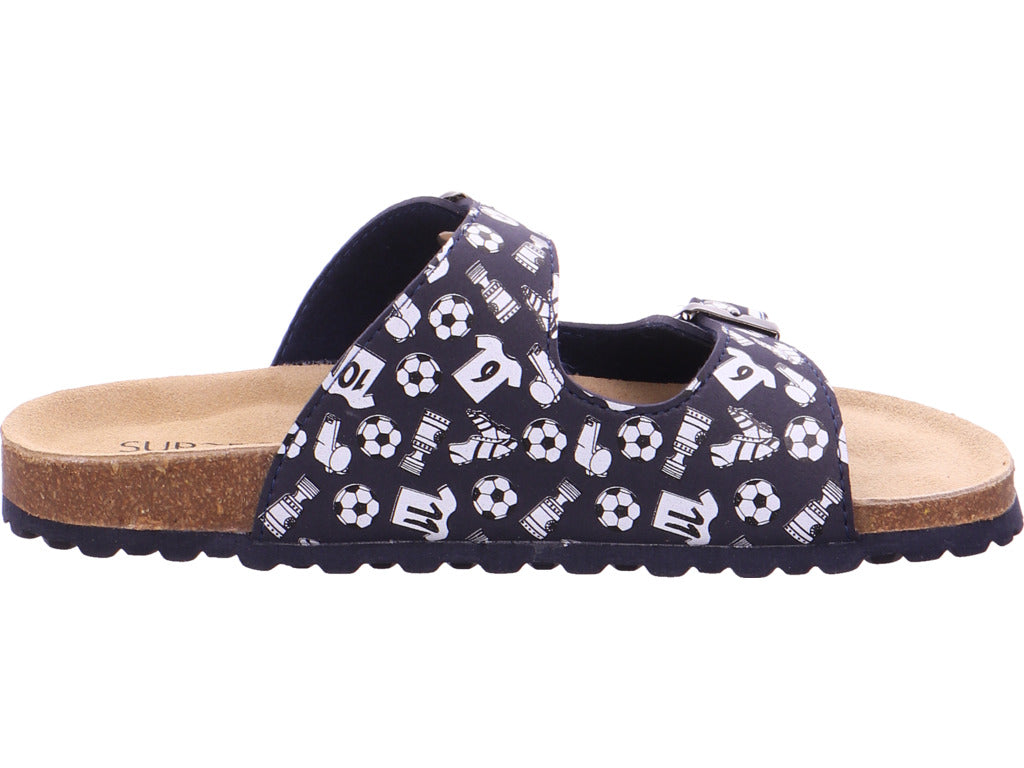 indigo   Tieffussbett Pantoletten in blau