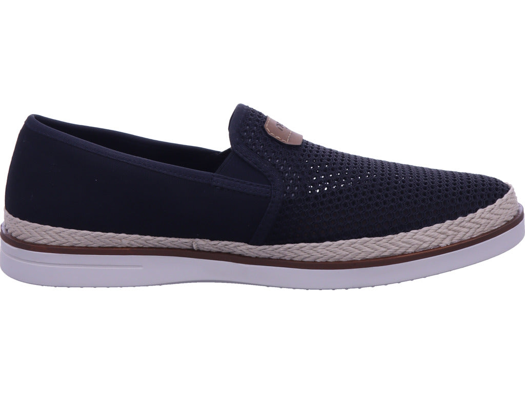 Rieker Herren Slipper Fsk Herren Halbschuhe in schwarz