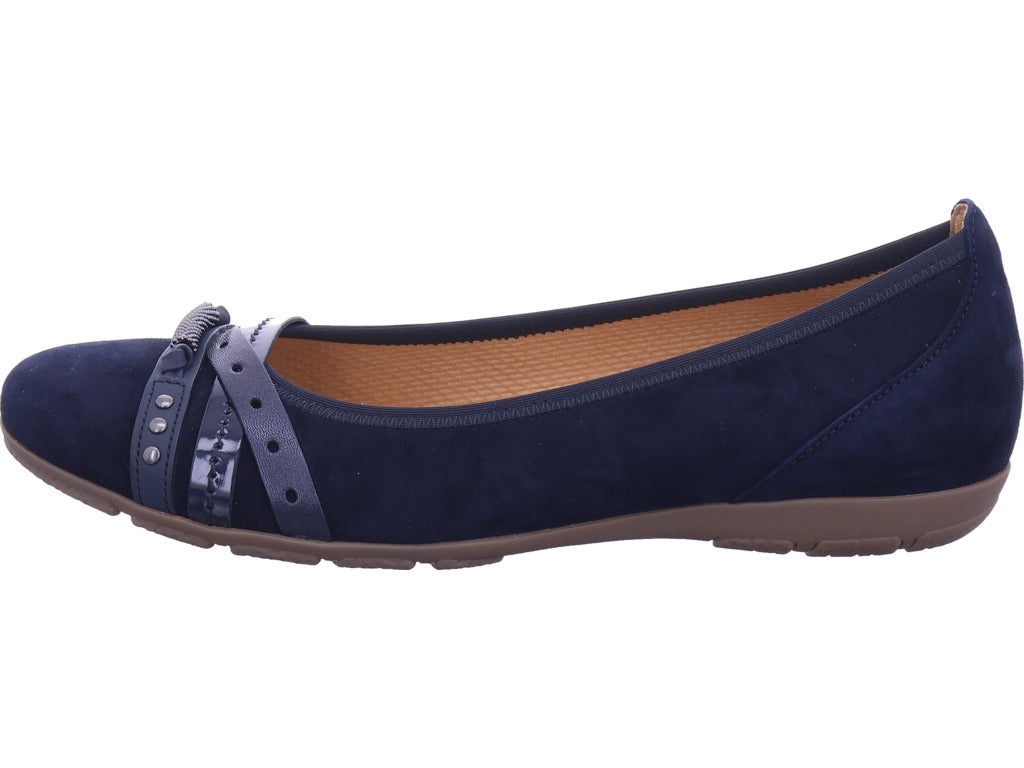 Dámské balerínky Gabor v modré barvě