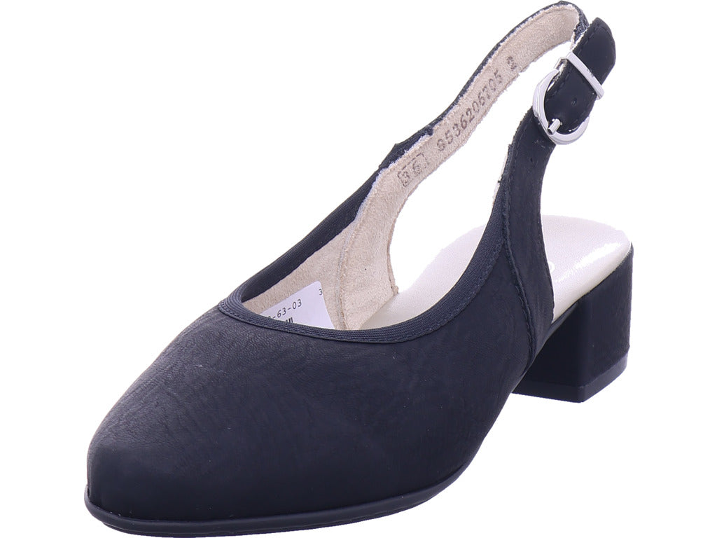 Rieker Damen Pump Fsk Damen Halbschuhe in schwarz