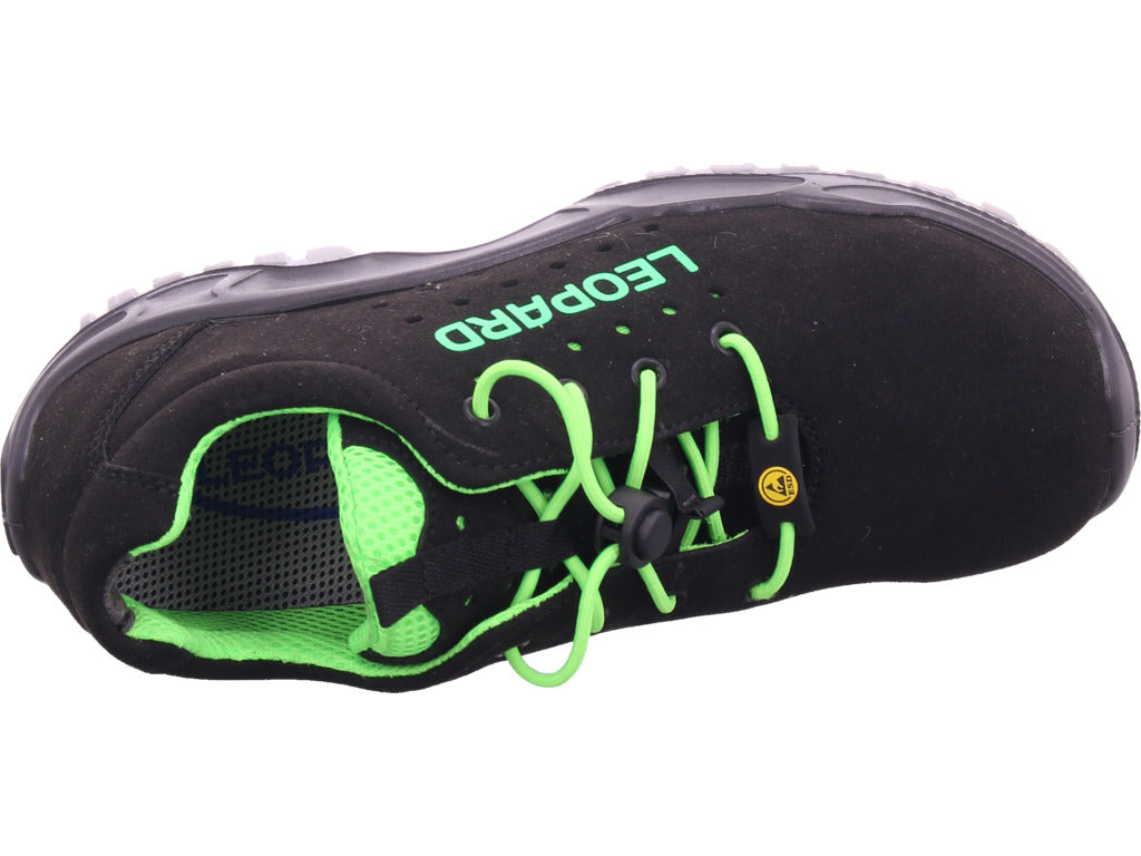 Leopard Herren Haferlschuh  in schwarz