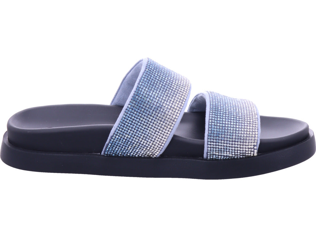 Rieker Damen Pantolette Fsk Damen Sandalen in blau