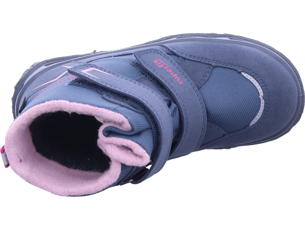 Superfit Mädchen Moonboot \ Husky in blau
