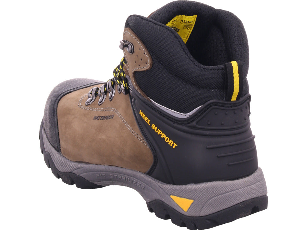WorkPower Men's S3 Crusader Waterproof Work Shoe in brown
