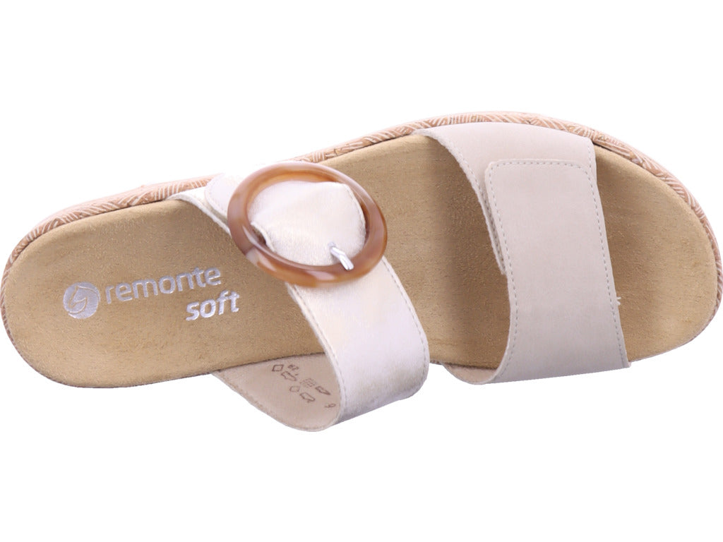 Remonte Damen Pantolette Remonte Sandale in beige