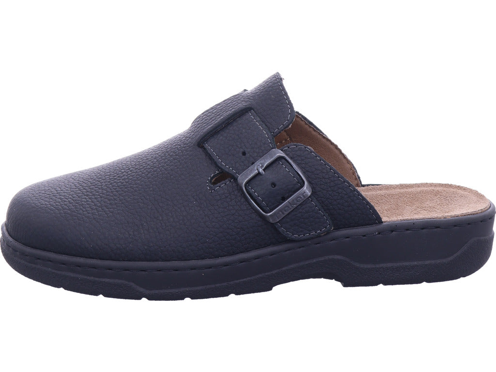 Rieker Herren Sabot Fsk Herren Sandalen in schwarz