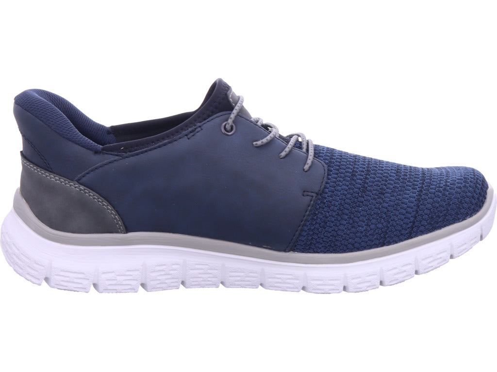 Rieker Herren Slipper Fsk Herren Halbschuhe in blau