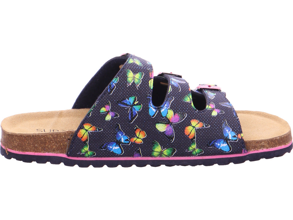 indigo   Tieffussbett Pantoletten in blau