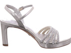 Tamaris Damen Sandalette  in platin