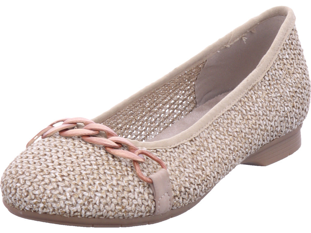 Jana Damen Ballerina M2217144 in braun