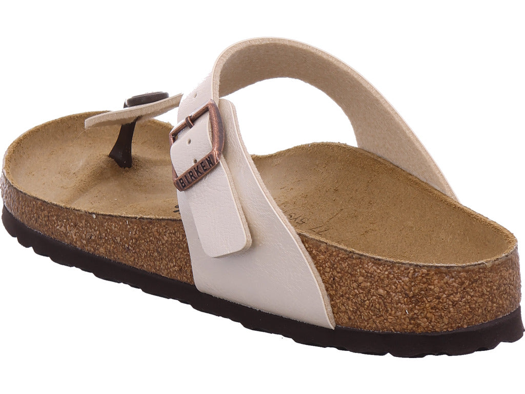 Birkenstock Damen Pantolette Gizeh Birko-Flor in weiß