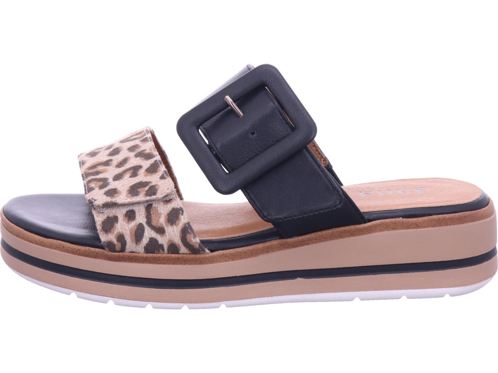 Jana Damen Pantolette  in braun