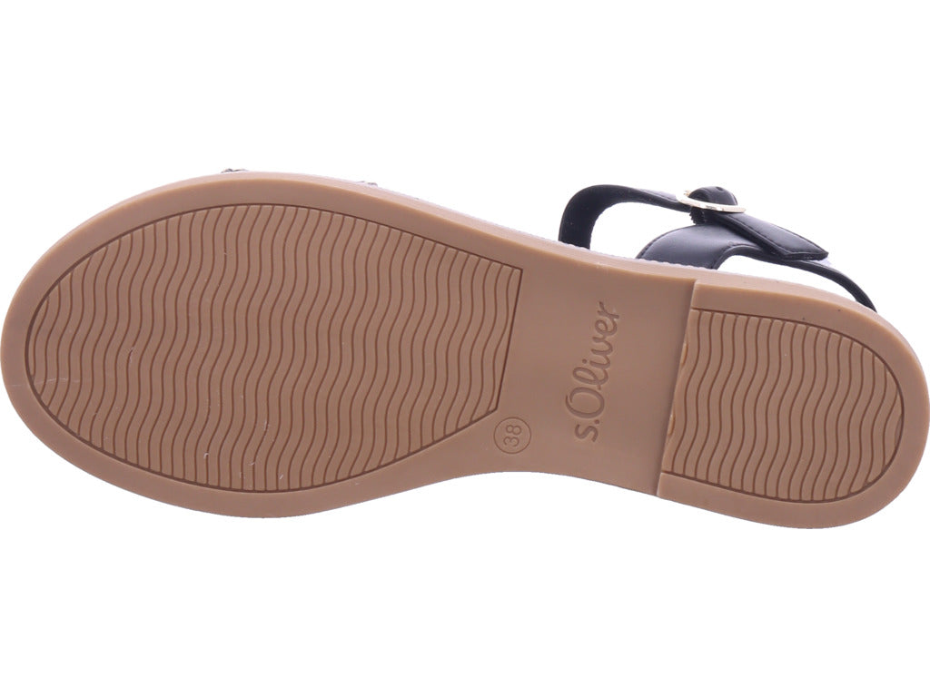 s.Oliver Damen Sandalette  in schwarz