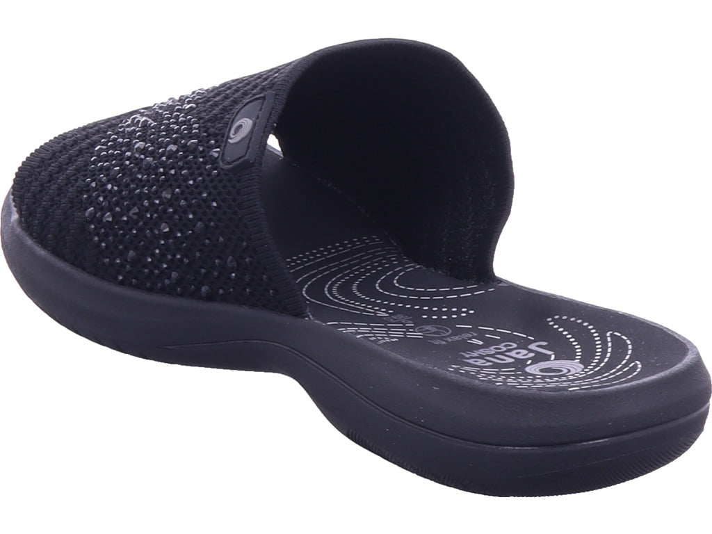 Jana Damen Pantolette M2726244 in schwarz