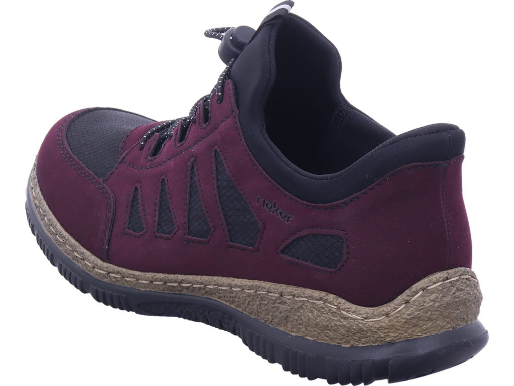 Dámské polobotky Rieker Hwk ve fialové barvě