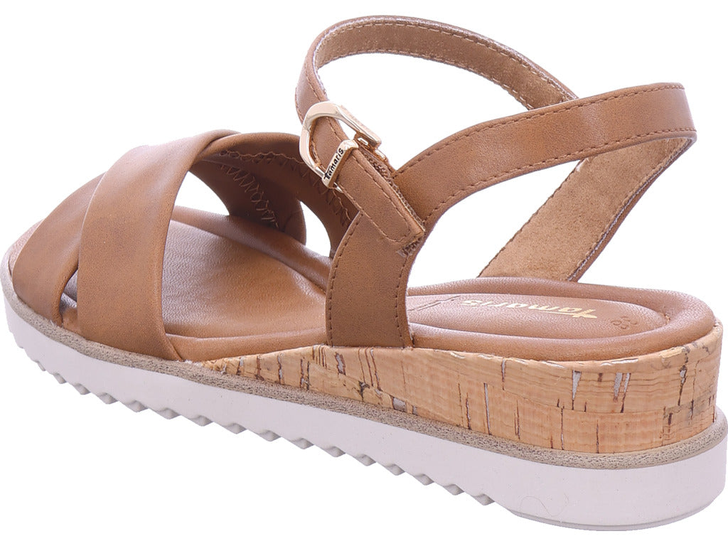 Tamaris Damen Sandalette  in braun