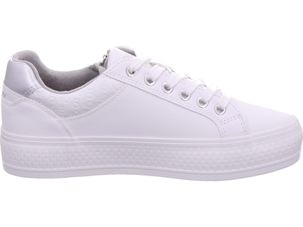 s.Oliver Damen Sneaker  in weiß