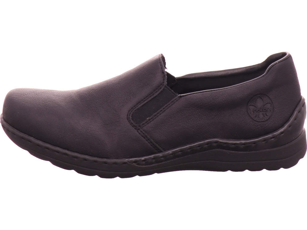 Rieker Damen Slipper Fsk Damen Halbschuhe in schwarz