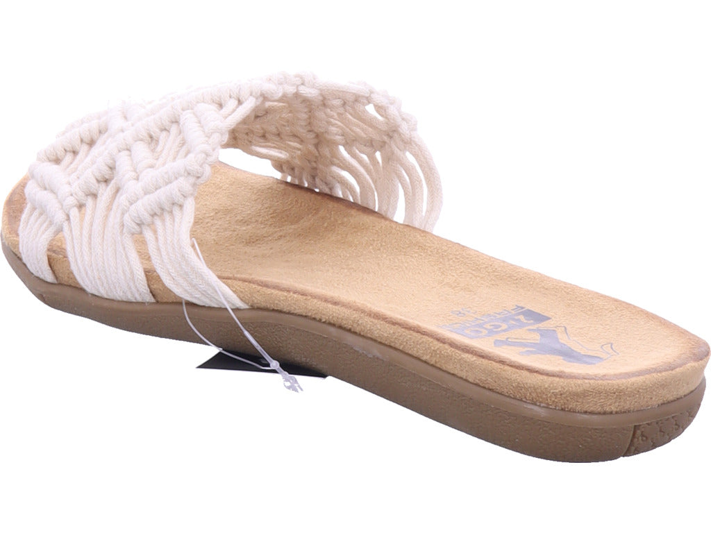 2 GO FASHION Damen Pantolette  in beige