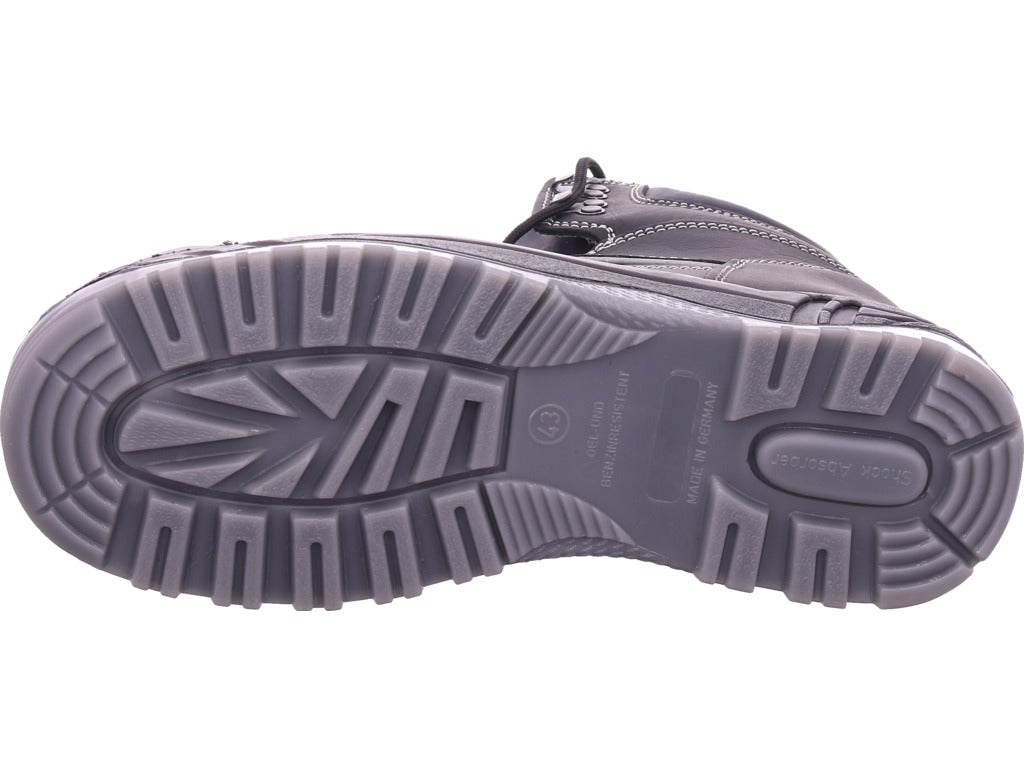 Leopard Men's Work Shoe Safety Ankle Boots S3 in black