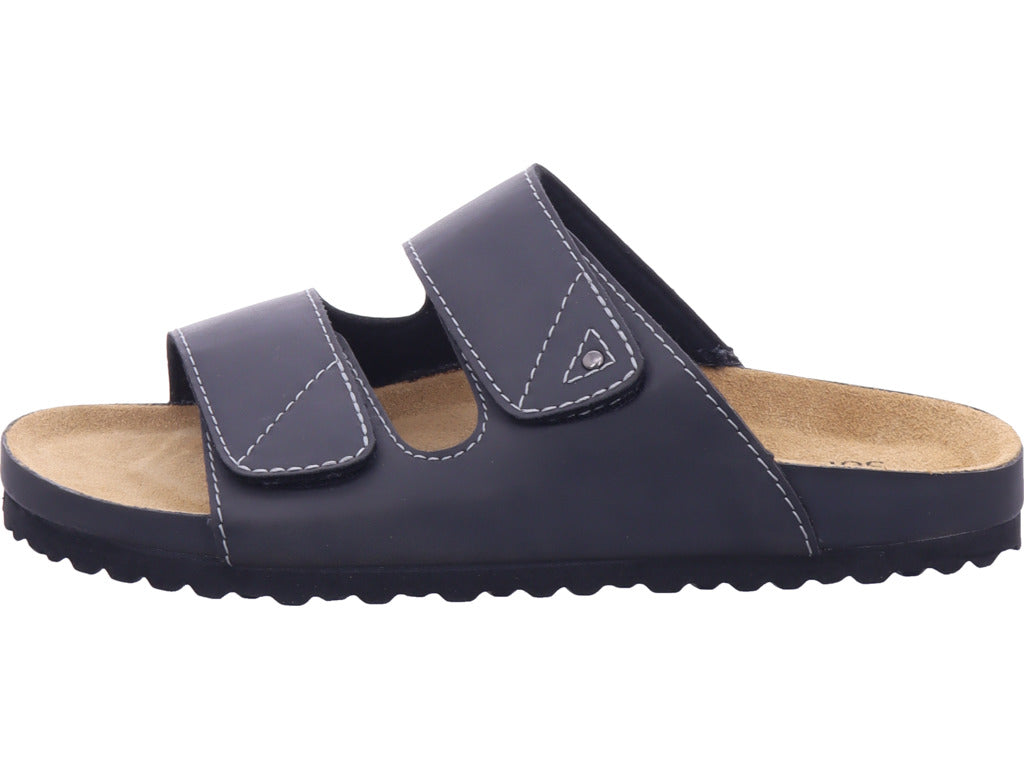 Planet Footwear Herren Pantolette  in schwarz