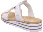 Rieker Damen Pantolette Fsk Damen Sandalen in weiß