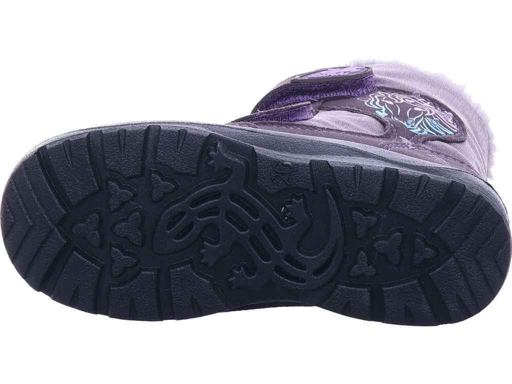 Lurchi Mädchen Moonboot  in blau