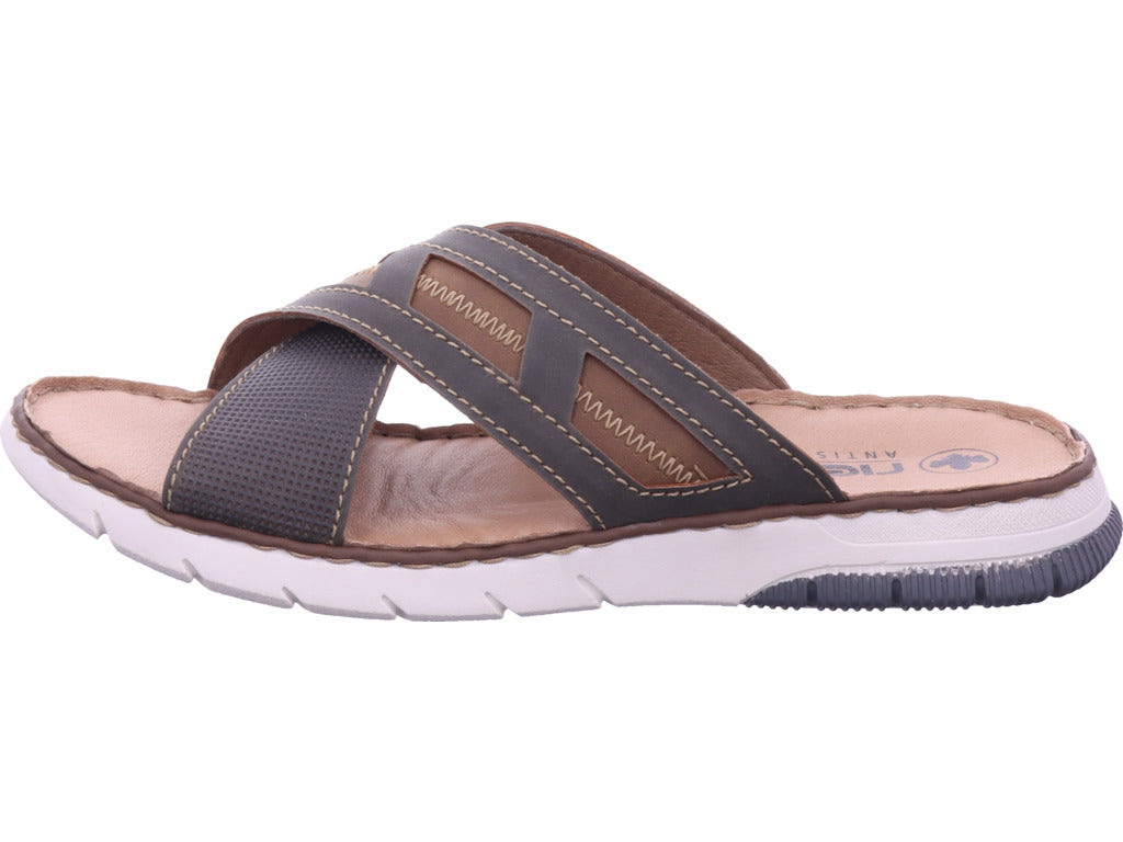 Rieker Herren Pantoffel  in braun