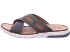 Rieker Herren Pantoffel  in braun