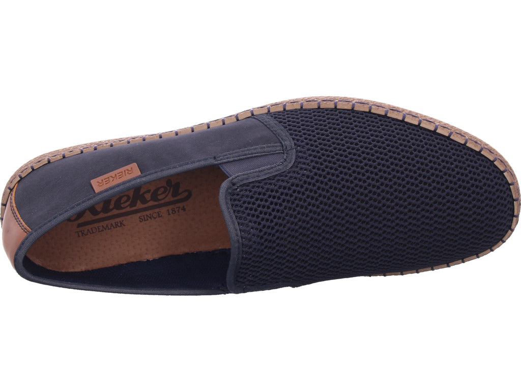 Rieker Herren Slipper  in blau