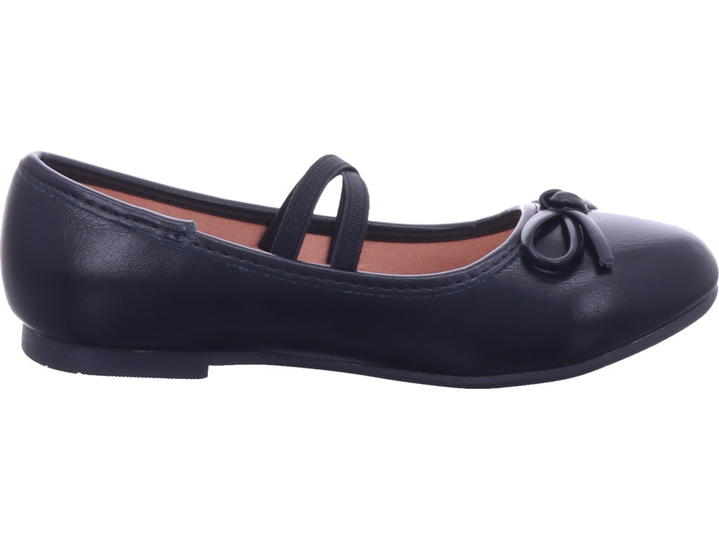Planet Footwear Mädchen Ballerina  in schwarz