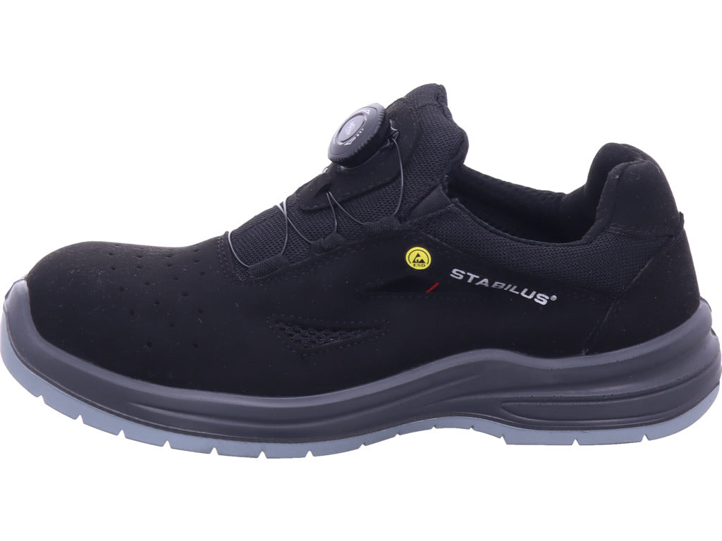 Stabilus Unisex - Erwachsene Sandalette Jorden Black Twist Air Sandale in schwarz