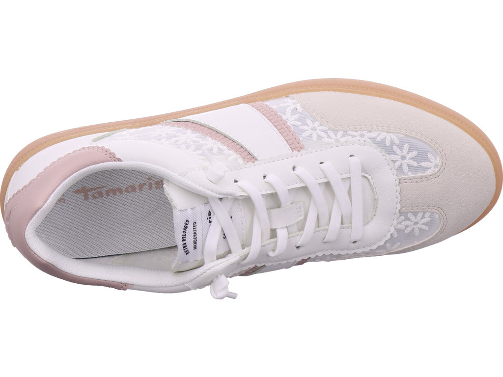 Dámské pantofle Tamaris v bílé barvě