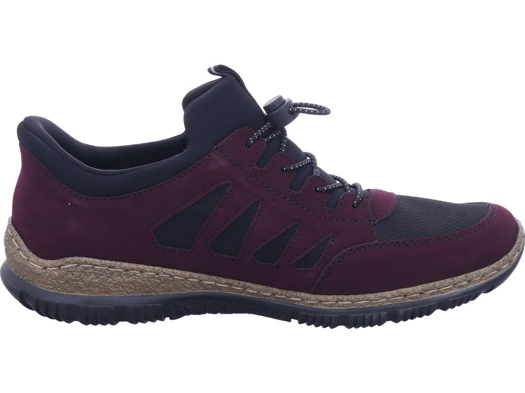 Rieker women's Hwk women's low shoes in purple