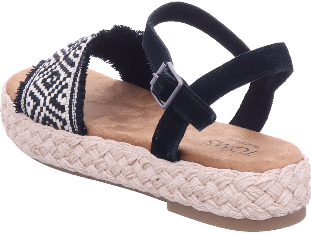 TOMS Damen Sandalette Abby in schwarz