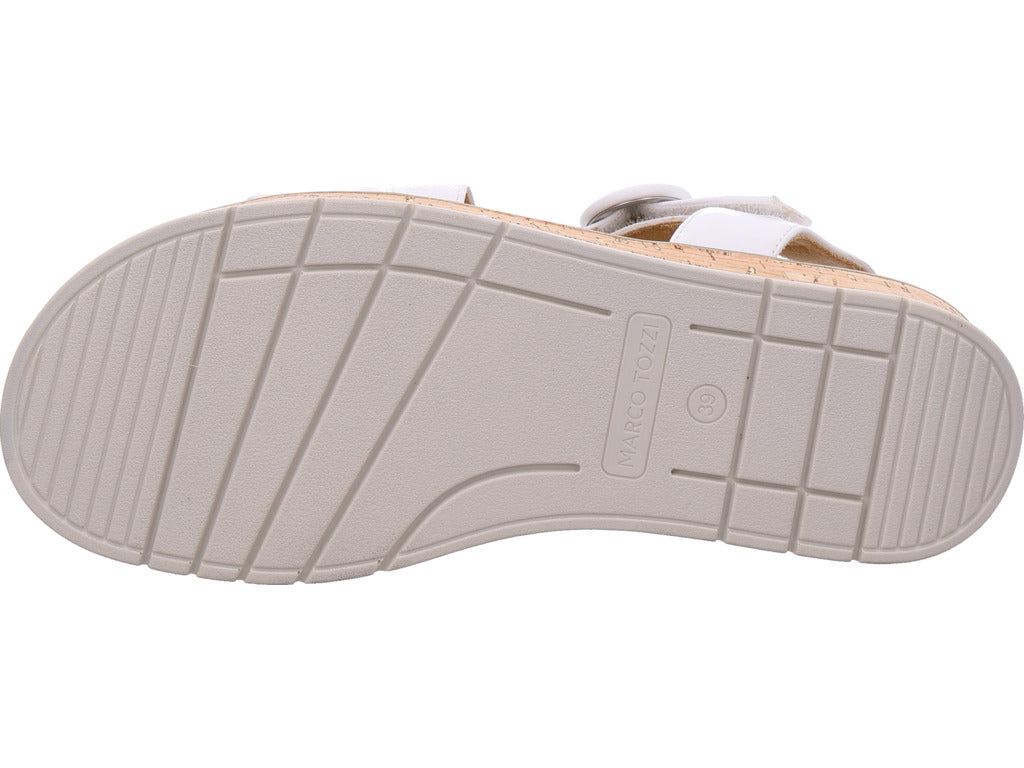 Marco Tozzi Damen Sandalette  in weiß