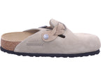 Birkenstock Boston Braided Semiš v hnědé barvě