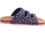indigo Mädchen Pantolette Bio Kinder in blau