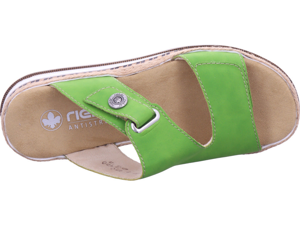 Rieker Damen  Fsk Damen Sandalen in grün