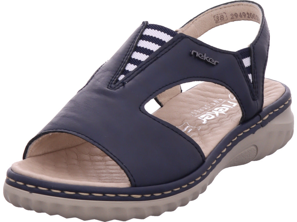Rieker Damen  Fsk Damen Sandalen in blau