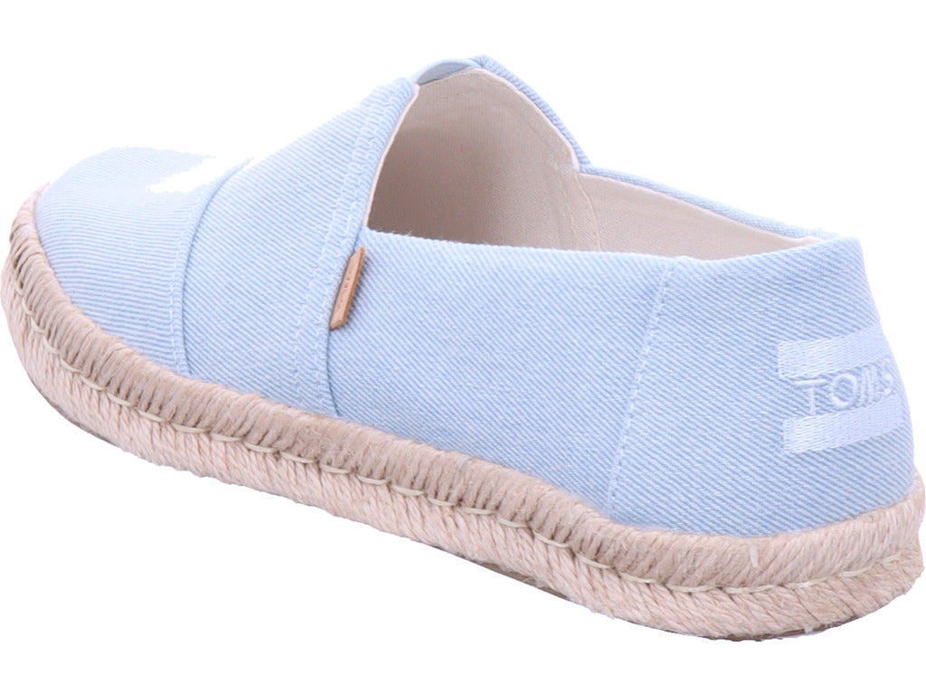 TOMS Damen Slipper Alpargata Rope 2.0 in blau