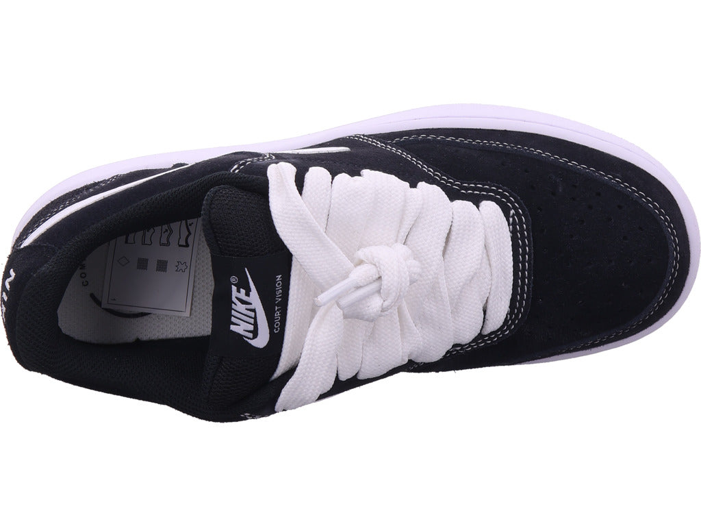 Nike Jungen Sneaker W Nike Court Vision Lo Fl in schwarz