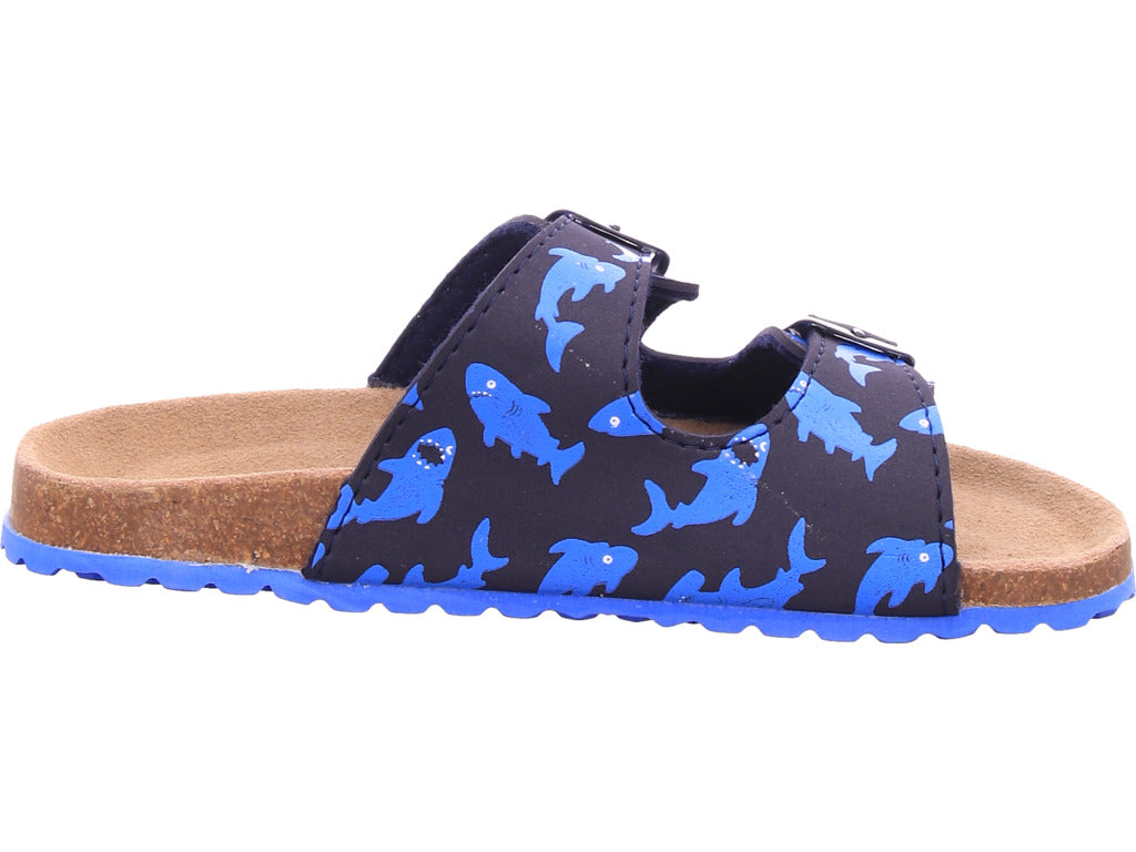 indigo   Bio Kinder in blau