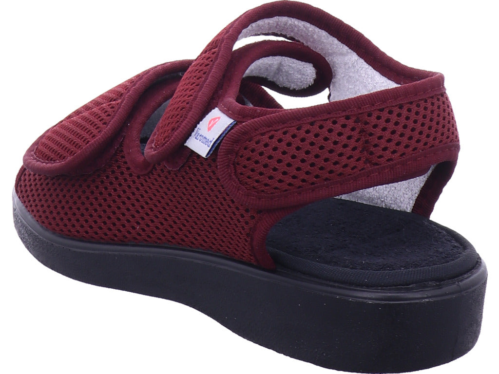 Varomed Damen  Genf Klettsandale in rot