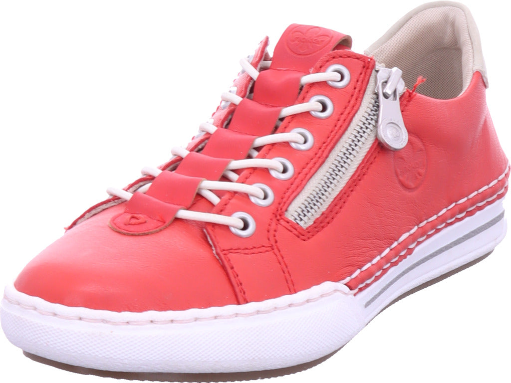 Rieker Damen Slipper  in rot